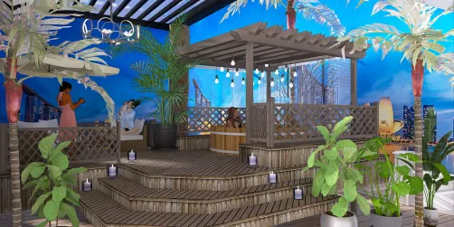 Modern pergola 
