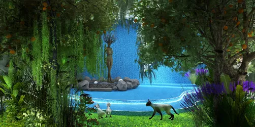 maximum water and greenery 😆