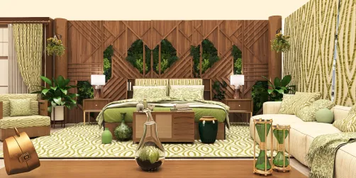 Verdant Oasis Bedroom 