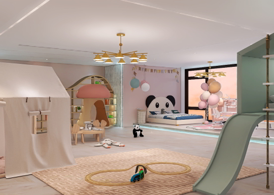 Kids’ room Design Rendering