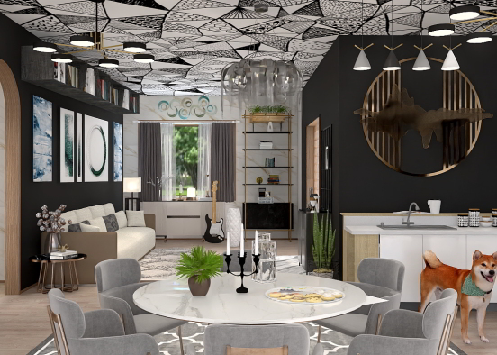 Modern Dining Room ✨®️🍽️ Design Rendering
