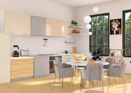 Cozy kitchen 💛 Design Rendering