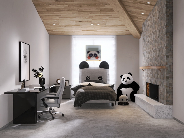 Panda bedroom