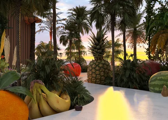 # Fruit garden Визуализация дизайна