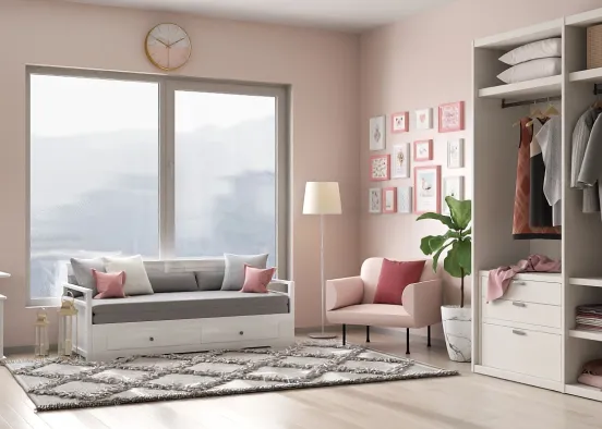 Pink and Grey 🩶🩷 Design Rendering