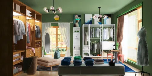 walk in wardrobe. 
