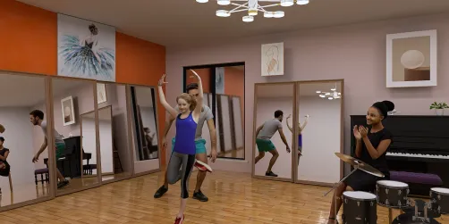 dance room in my school