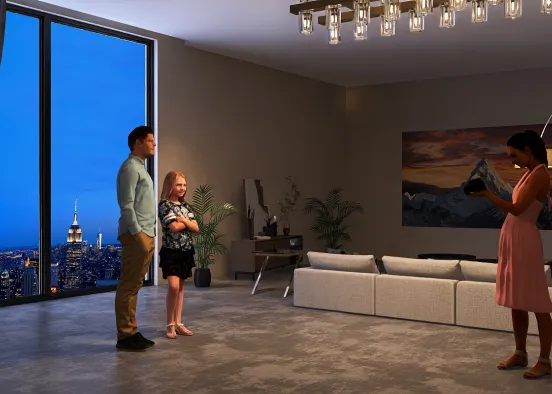 Home Theater  Design Rendering