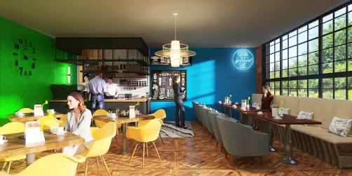 luxury Starbucks cafe 