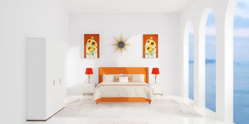 orange bedroom 🧡