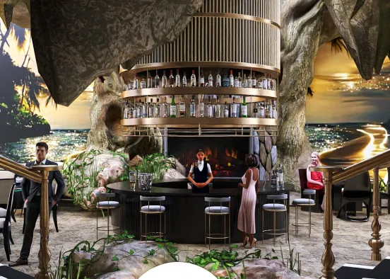# The Elegant Cave Визуализация дизайна