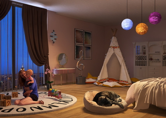 Kids room <3 hope u like it!! Design Rendering