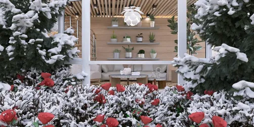 Winter Cabin 