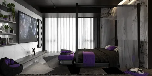 Spacious bedroom