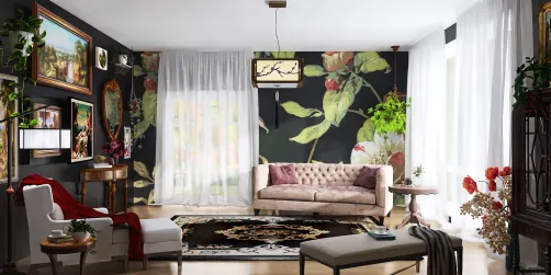 Cozy Traditional Living Room