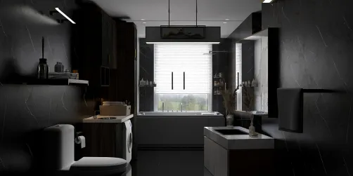 modern bathroom 🤍⚫️