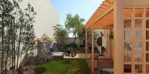 Garden patio