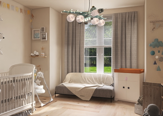 First Baby Room Design Rendering