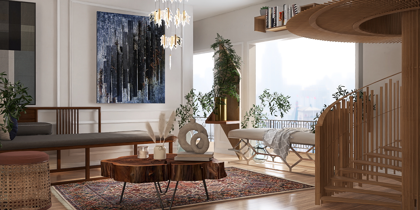 Greenery and African-ish 🤎🤍