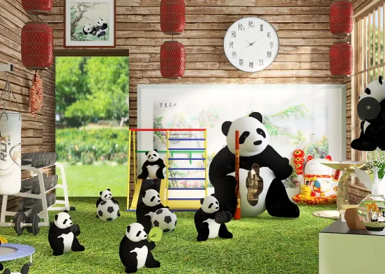 Kung Fu Pandas  Design Rendering