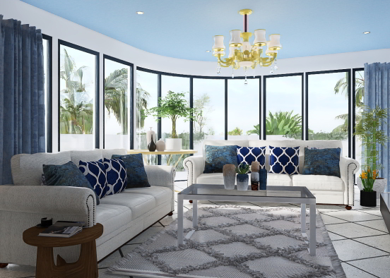 Miami Dream house. Design Rendering