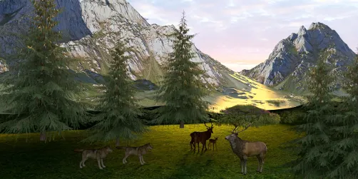 The Stand-off.    Yellowstone