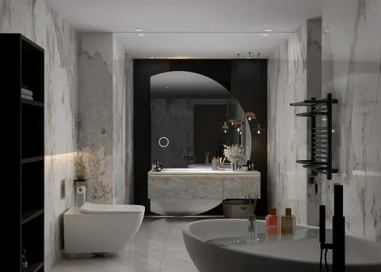 # luxury bathroom  Renderização de Design