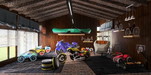 The adult toy room..