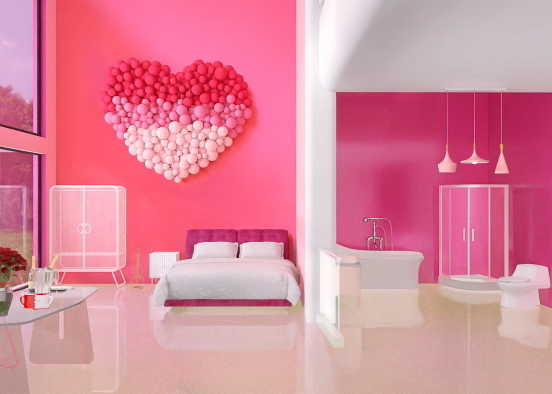 Lover Room Design Rendering