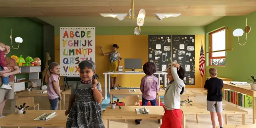 School is back in session: Malak & Friends