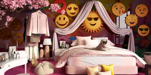 Emoji Bedroom Delight