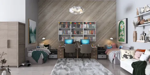 Preteen Twin Girl’s Bedroom 