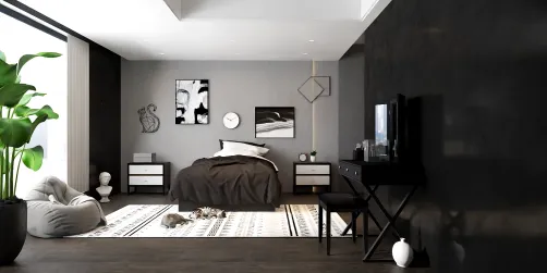 White and black design for challenge with my sis