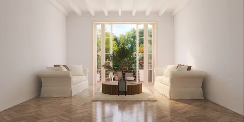Beautiful tiny living room
