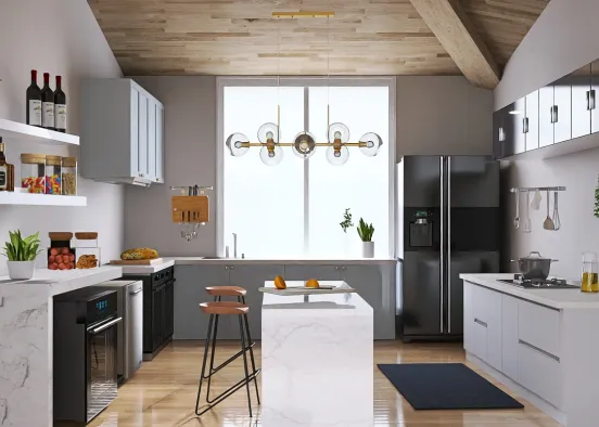Cozinha dos sonhos ✨ Design Rendering