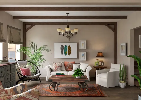 # Rustic chic Renderização de Design