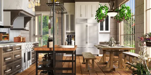 farmhouse kitchen 