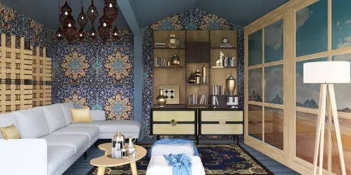 Mid-Century Modern and Moroccan