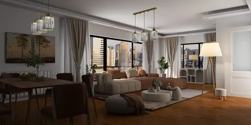 Orange modern House