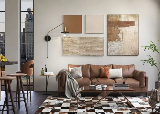 # Bachelor's Apt. Renderização de Design