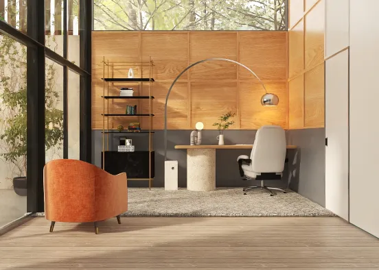 Office room 📙 Design Rendering
