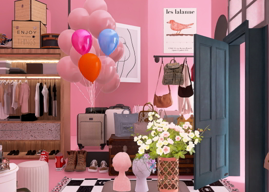 Ladies closet / Dressing room  Design Rendering