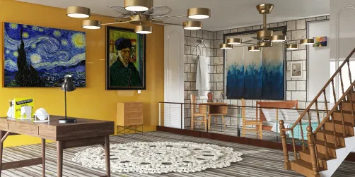 Van Gogh museum with room reproduction! 