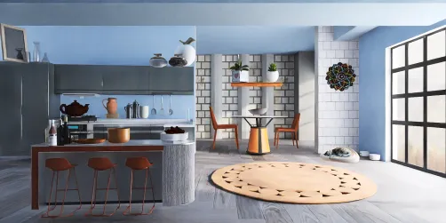 Blue Brick Kitchen 