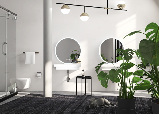 Bathroom | Minimal Modernity  Design Rendering