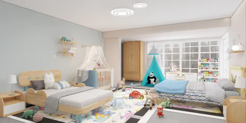 3 kids bedroom