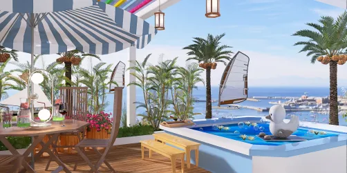 Ocean 🌊 side Pool Spot
