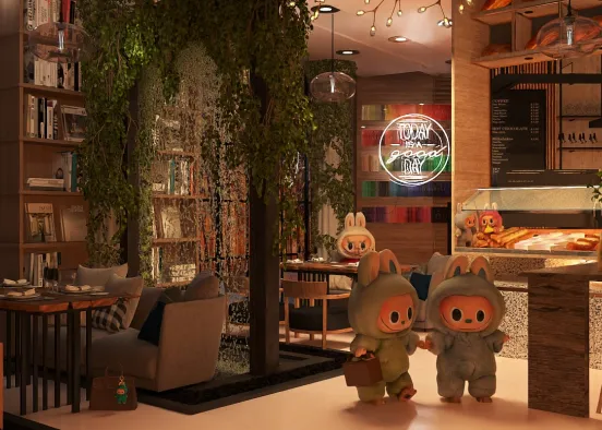 # LABUBU LOUNGE  Визуализация дизайна