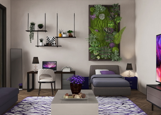 The Purple Room Design Rendering