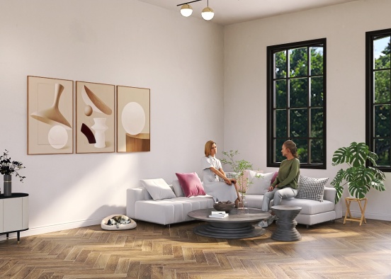 Sala de estar!😍❤
 Design Rendering